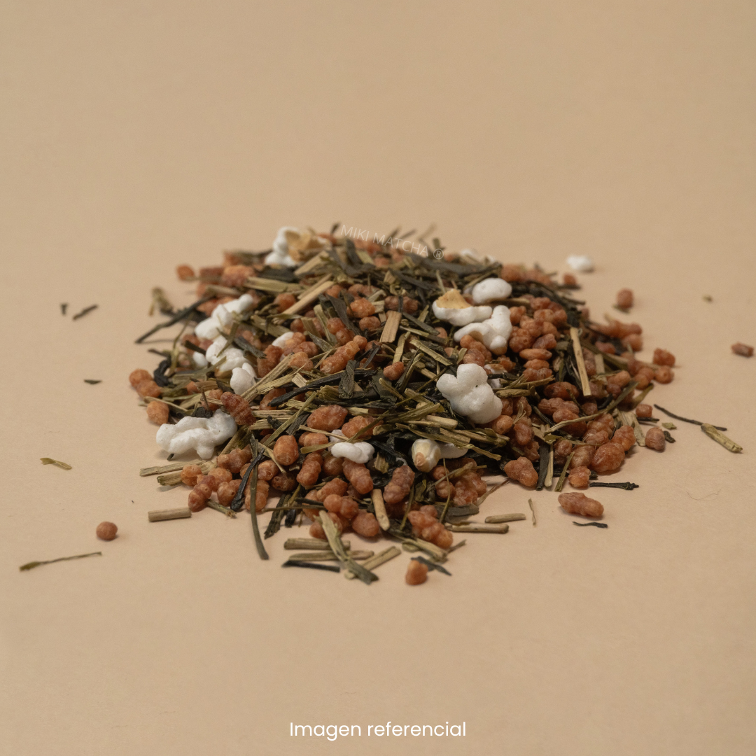 Infusión de té verde Genmaicha de Miki Matcha